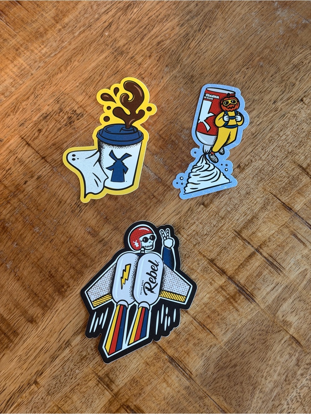 Dutch Bros 3 Stickers